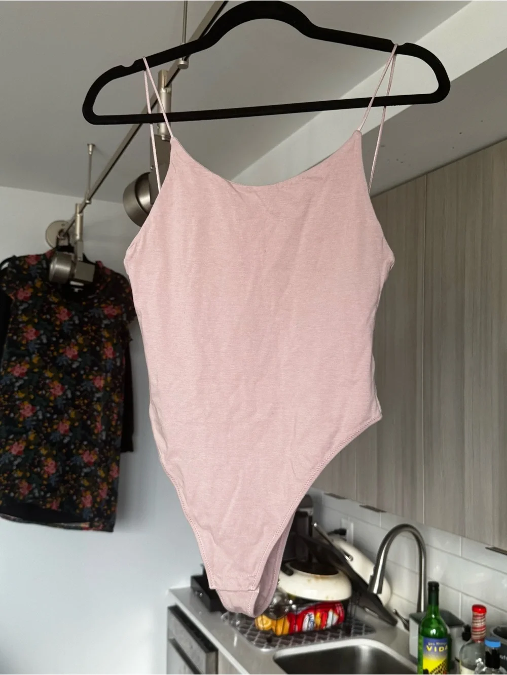 Inamorata M RATA Canal Bodysuit Mauve Pink Size Medium M NWOT